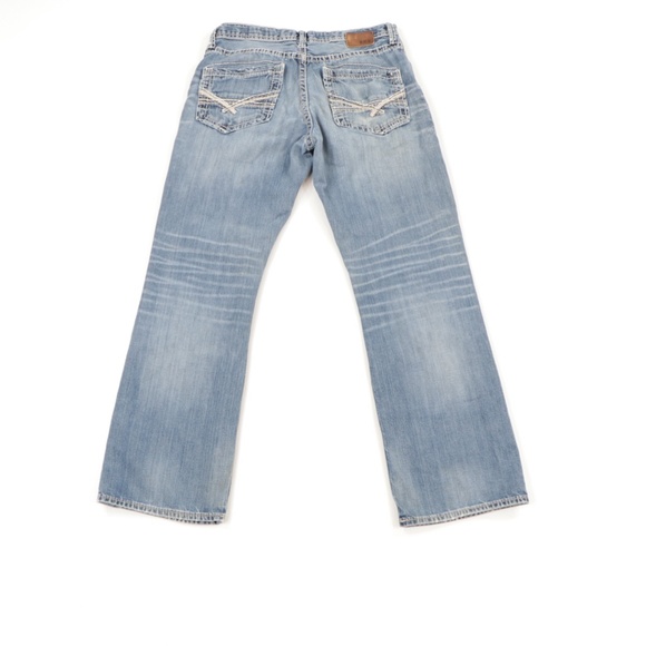 BKE Buckle Tyler Straight Leg Thick Stitch Jeans - Picture 8 of 11